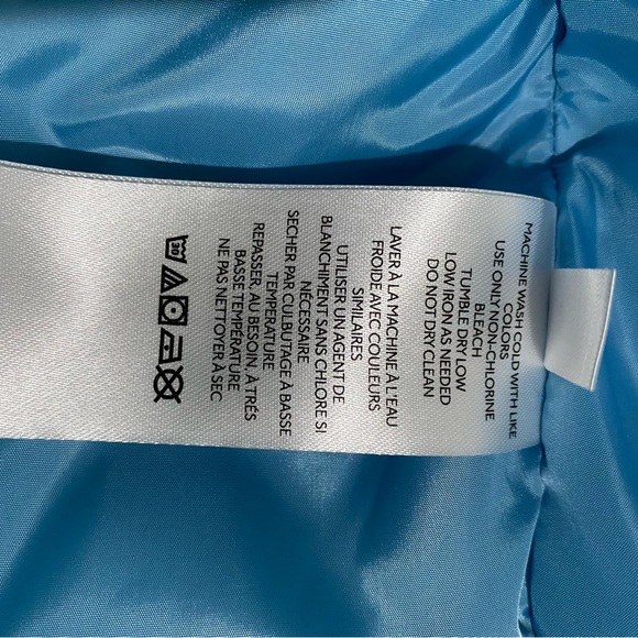 NWT BDG URBAN OUTFITTERS PUFFER JACKET ISLA LIGHTWEIGHT FUNNEL NECK  BLUE XS - Picture 7 of 7